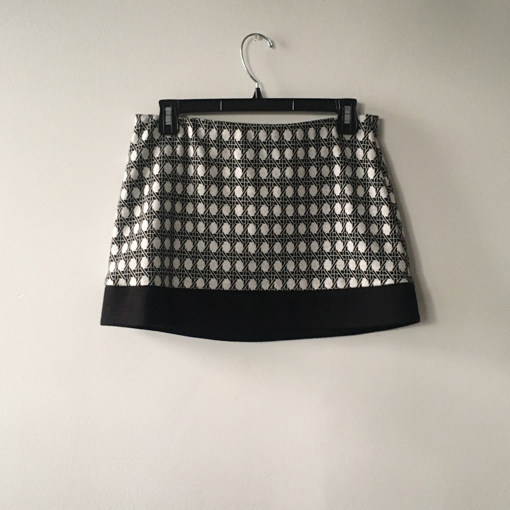 Knit mini skirt